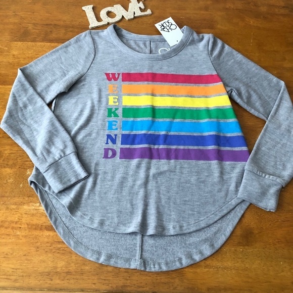 Chaser Weekend sweatshirt, rainbow, size ex small - Picture 2 of 7